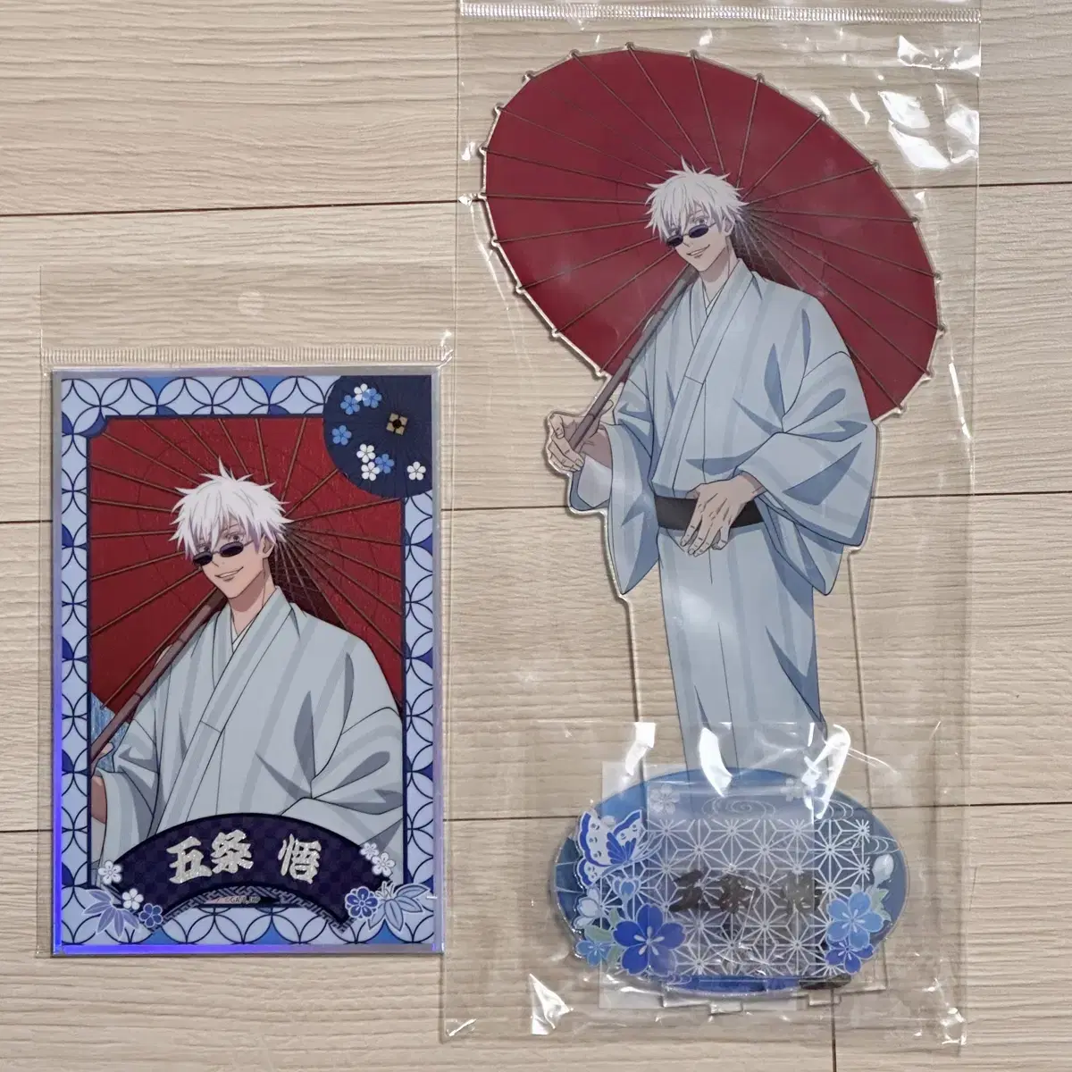 Zuu Zuu Tour Kyoto Gojo Satoru Big Acrylic Stand hologram Color paper