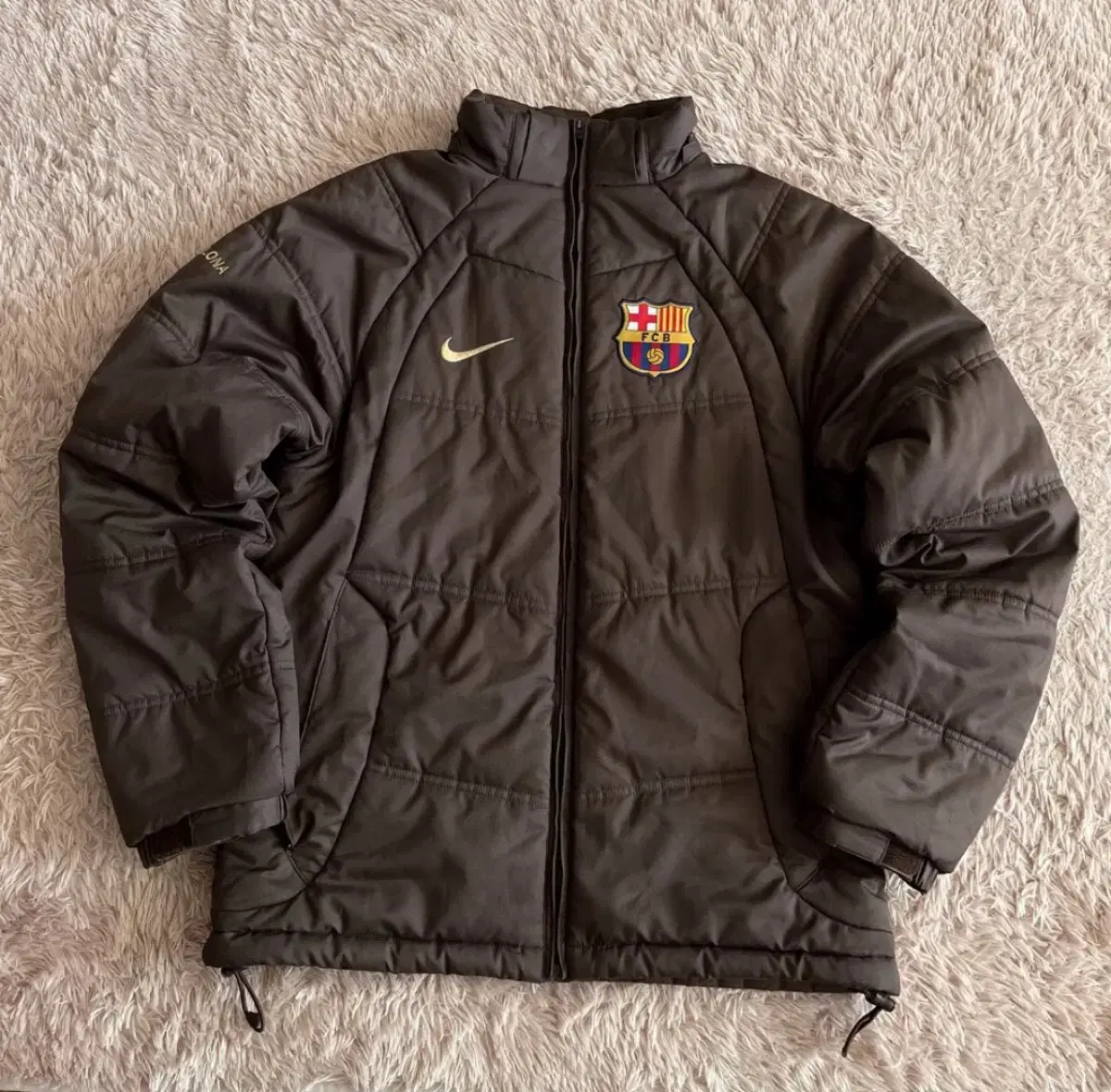 Nike FC Barcelona Brown Padded Jumper