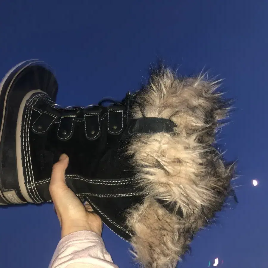 Sorel Womens Joan of Arctic Black Suede