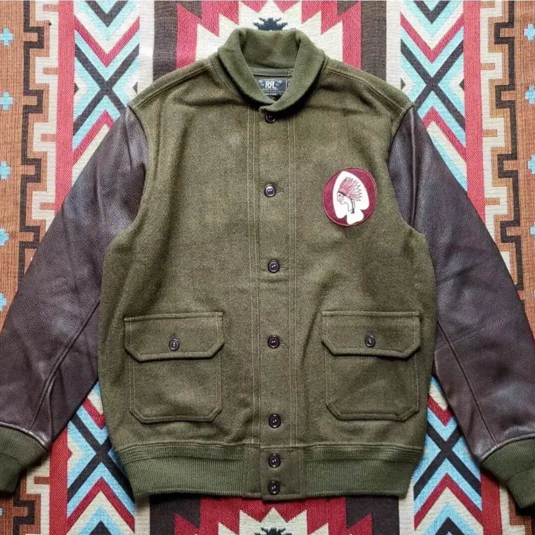 RRL 더블알엘 USAAF 타입 A-1 바시티 자켓 XL