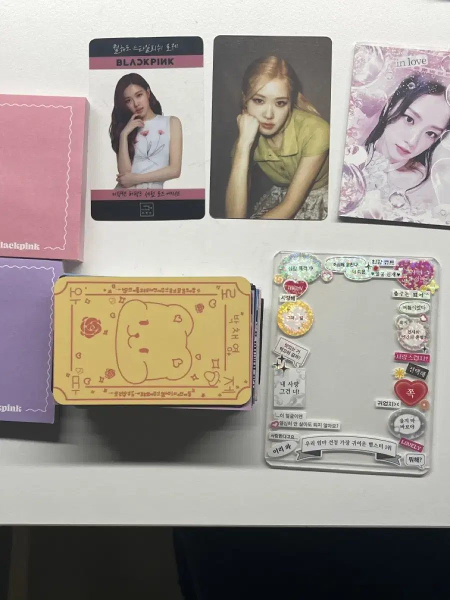 Black Pink photocard unofficial goods official goods Disposition