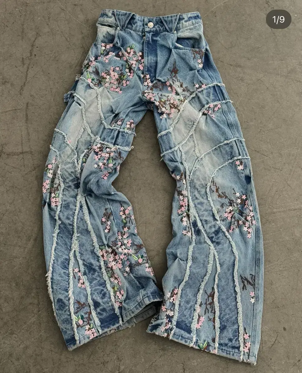 BADSON Badson Cherry Blossom Denim jin (L) (Balenciaga)