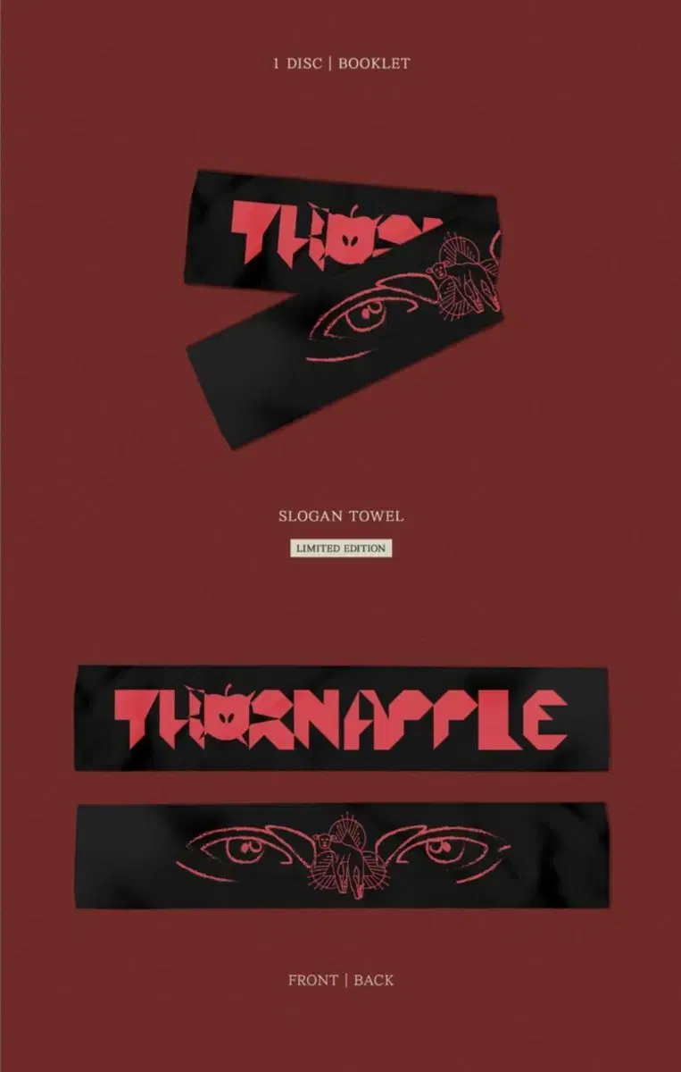 Thornapple limited edition Redblack slogan sells