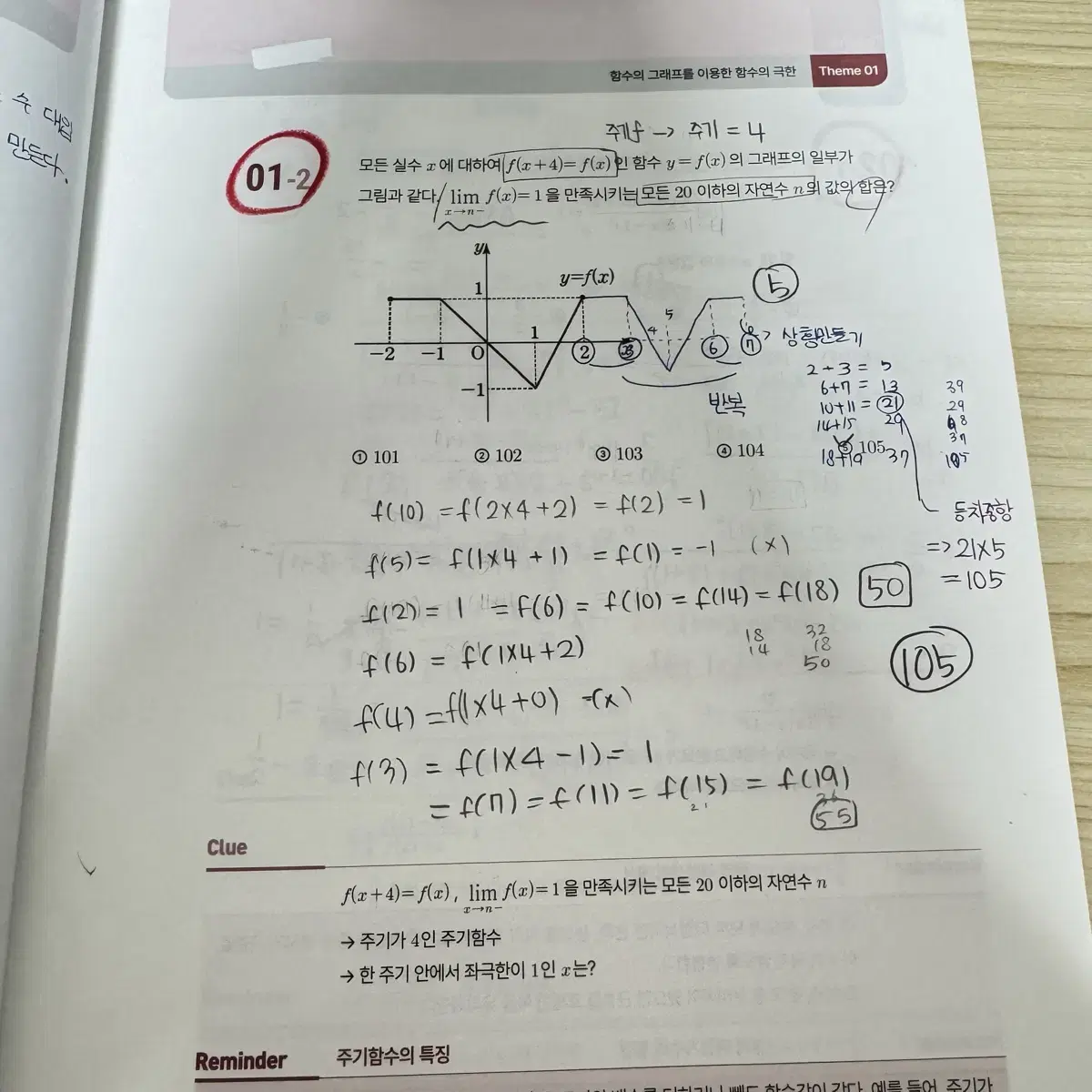 정상모T 2025 플랜써 수학I, 수학II, 미적분 팔아요!