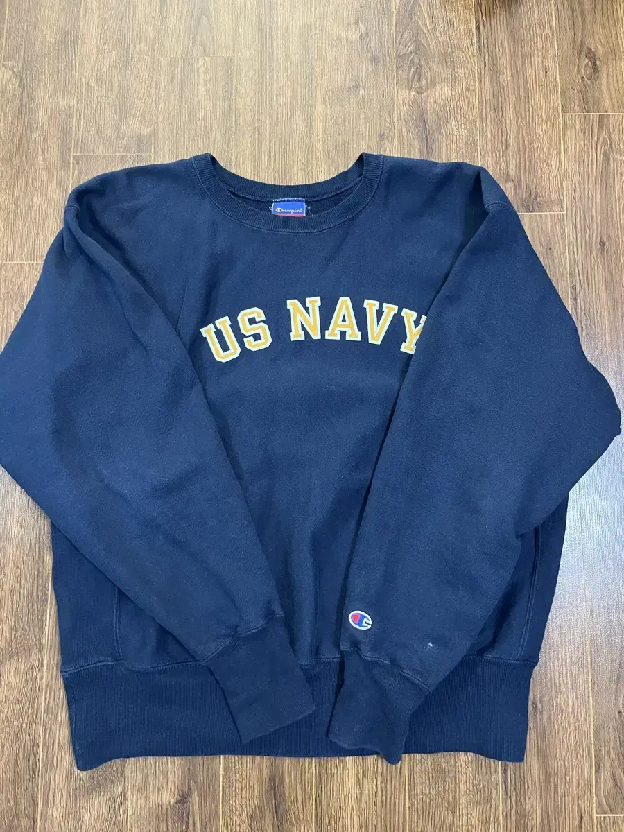 Champion Reverse Weave Sweatshirt US Navy L (Rare)