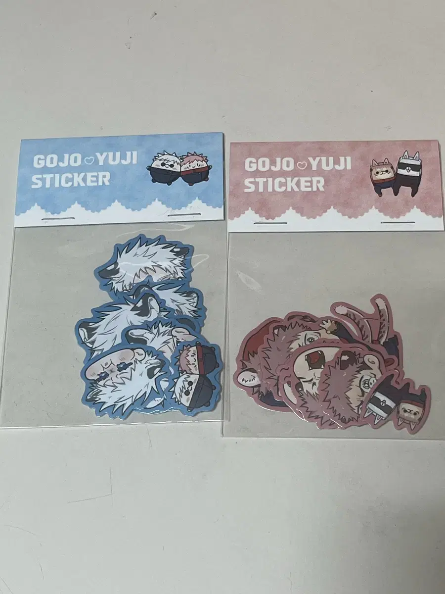 Seolpyo Lake and Gojo Yuji sticker sells