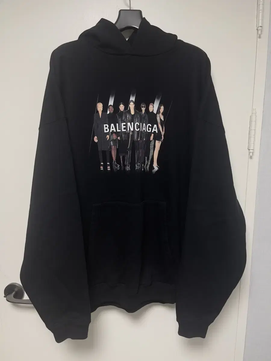 Genuine Balenciaga Real Artwork Hooded Sweatshirt