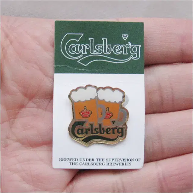 Carlsberg 칼스 버그 맥주 배지