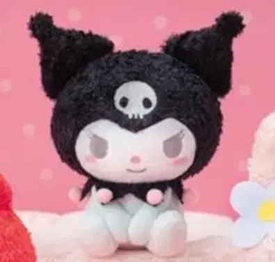 Sanrio Kuromi Puffy Hair Hand Clasping Doll