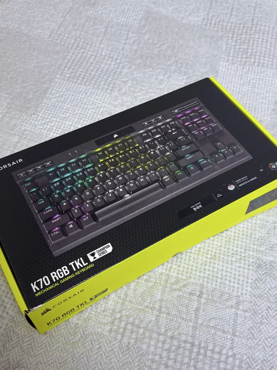 커세어 K70 tkl 적축 키보드