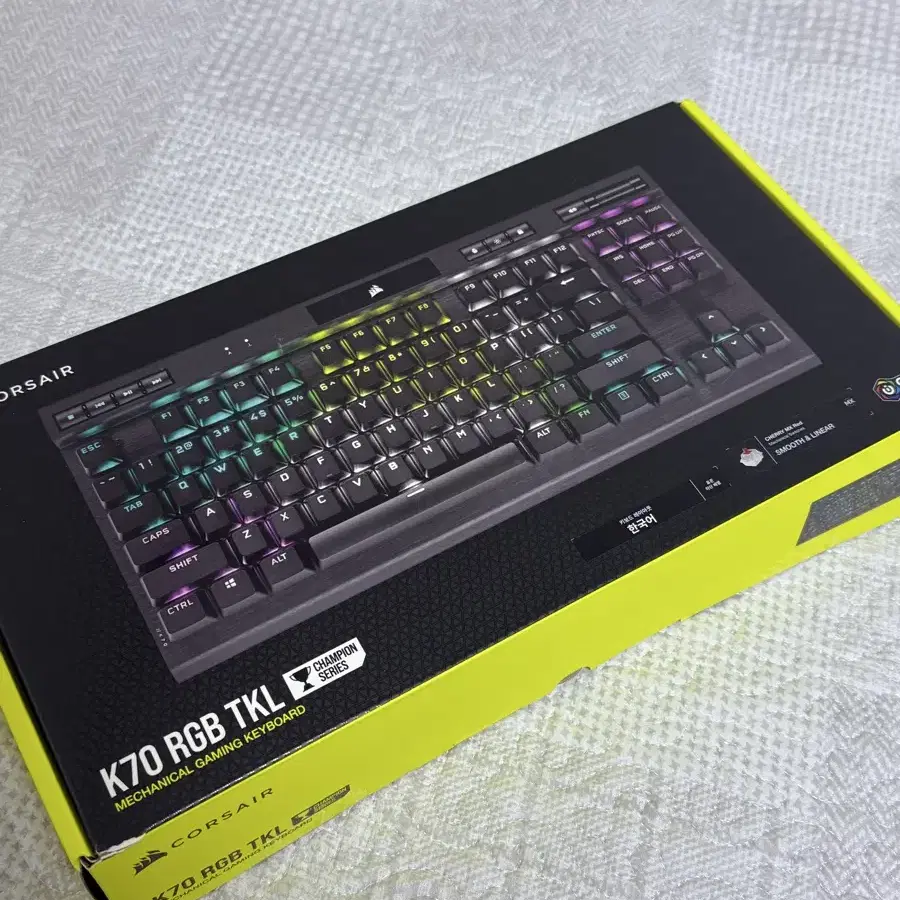 커세어 K70 tkl 적축 키보드