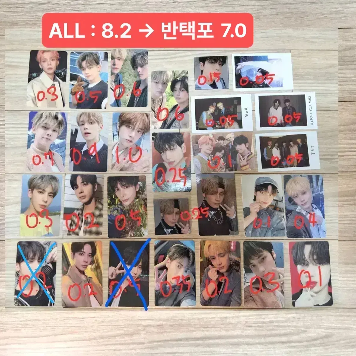 txt photocard bulk soobinyeonjuntaehyunbeomgyuhueningkaiSanctuaryShowRadecoKit