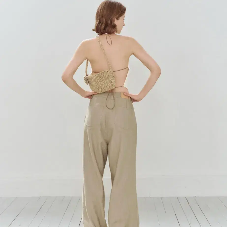 리유니 Cotton Wide Pants_Beige (택 달린 새상품)