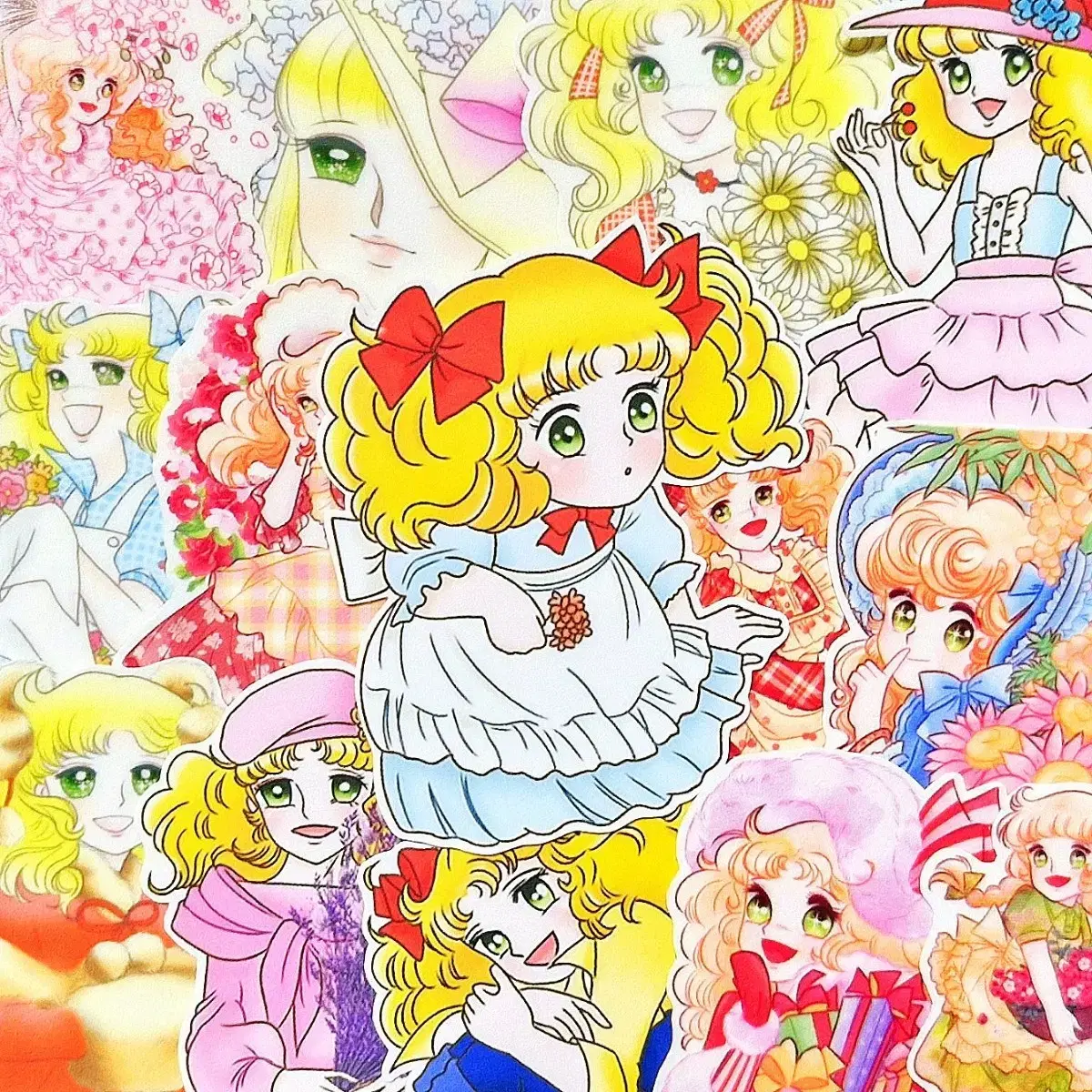 (Stock 1) [Super Quality] Wild Rose Girl Candy In-cut / Anime stickers