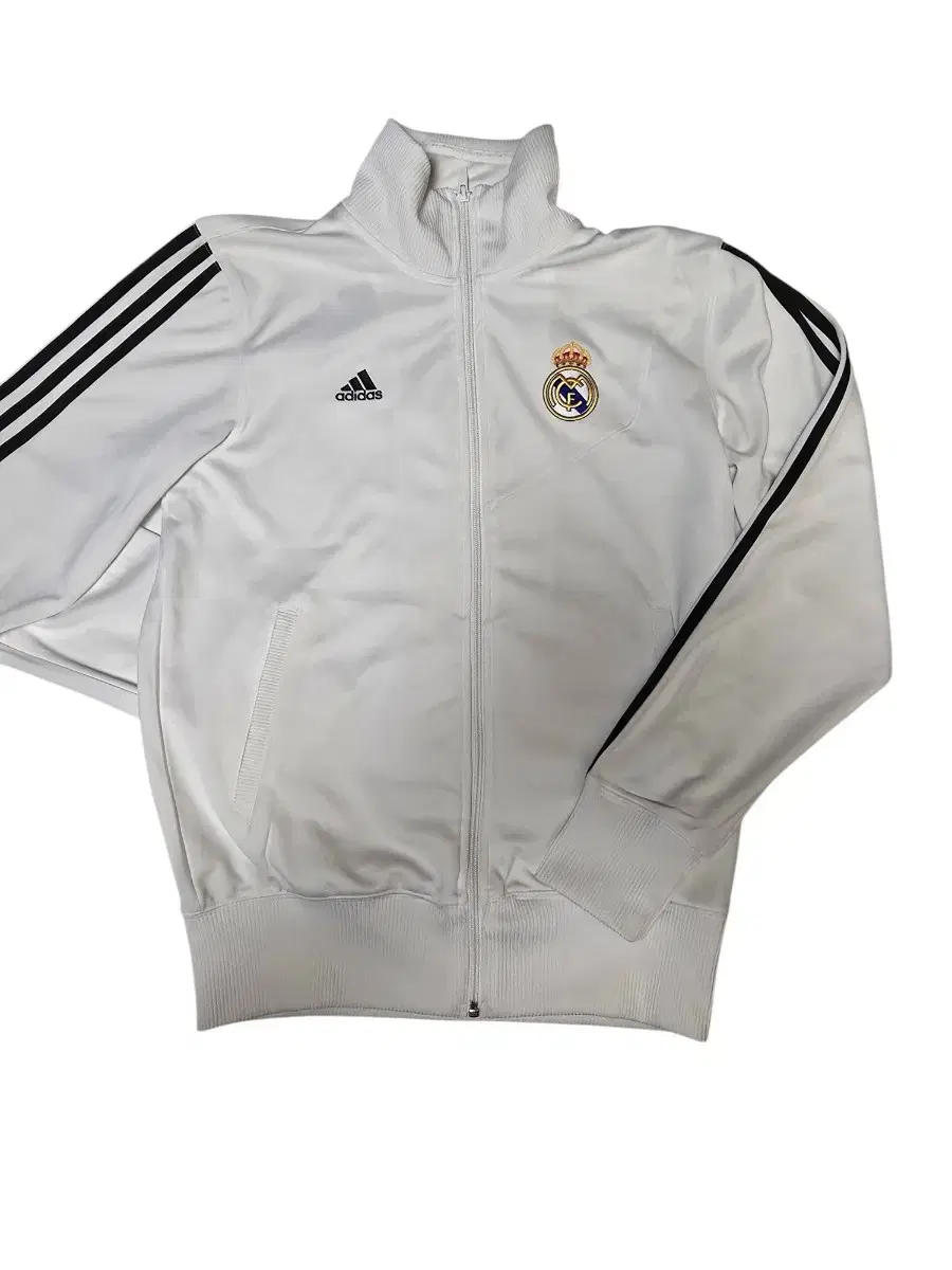 Adidas Real Madrid Battalion Chief Jersey - Tracktop White with Sword Back Embroidery 100