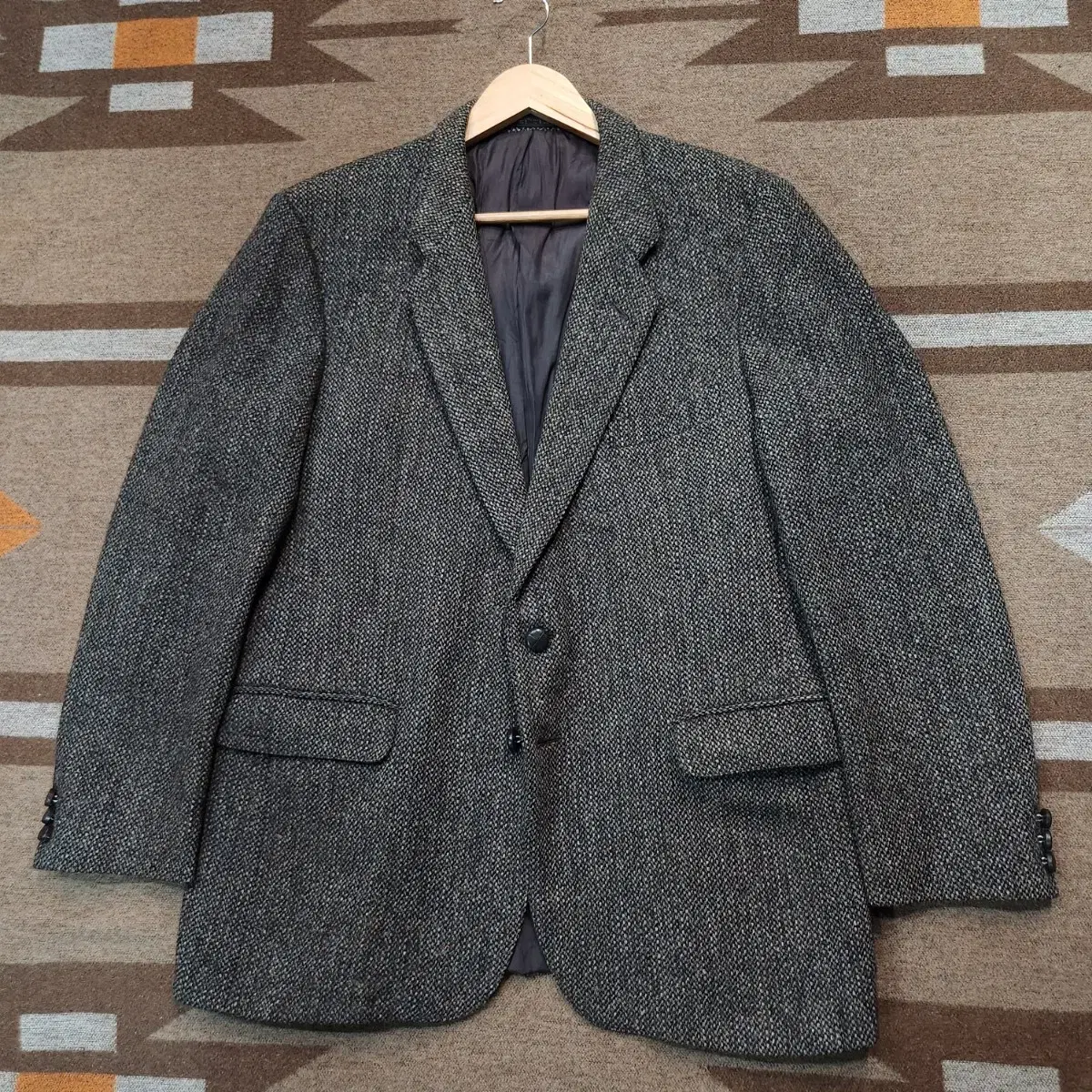 Harvestweed Wool Blazer Jacket L