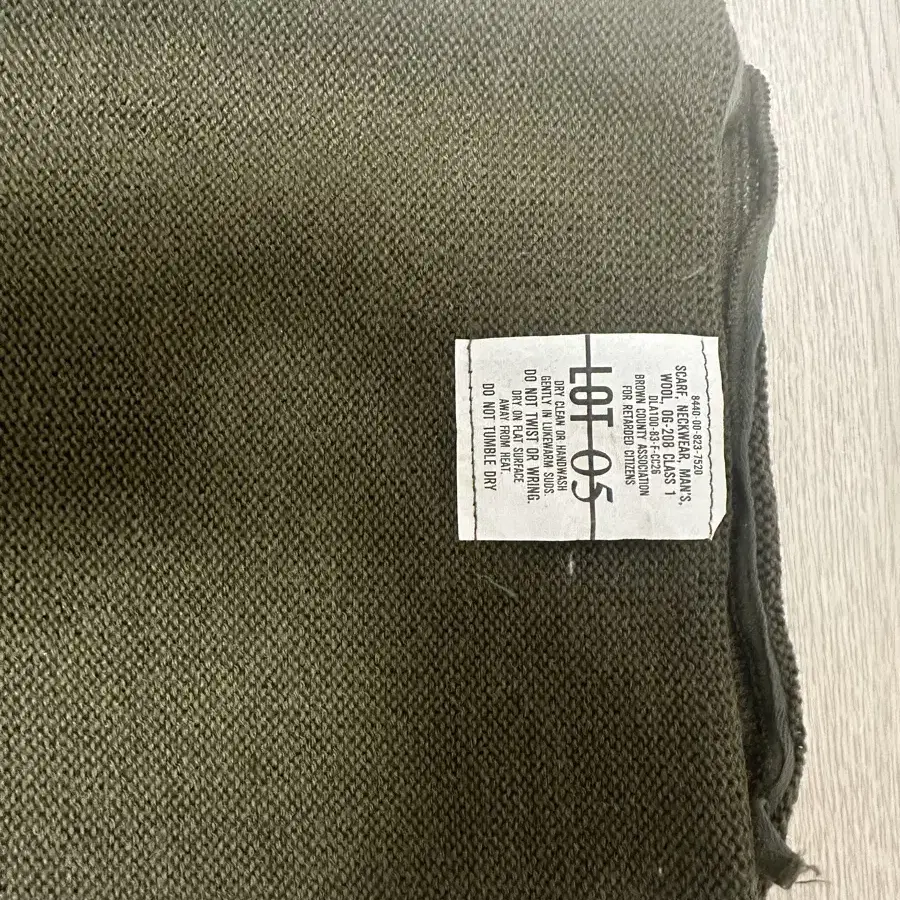 us army og-208 wool muffler