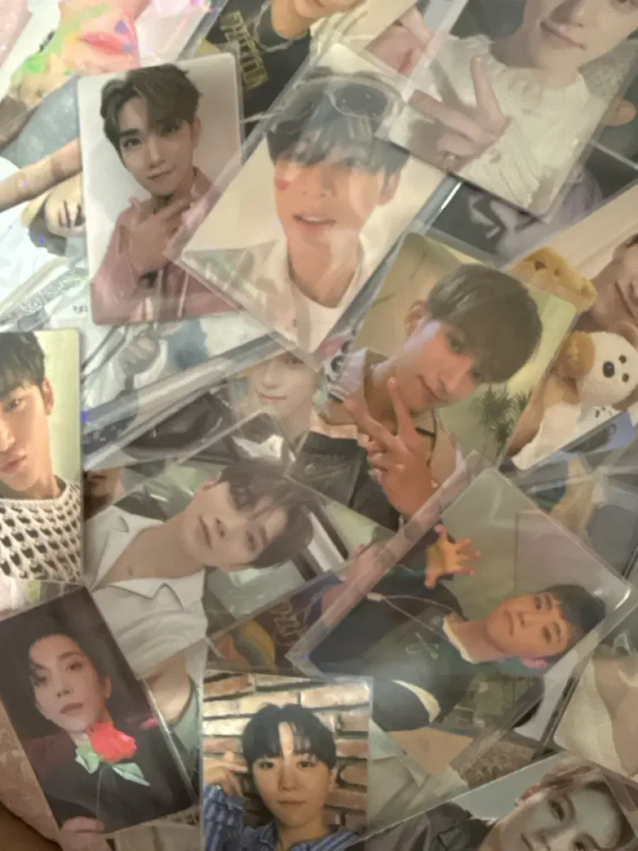 Seventeen photocard 80 sheets Bulk wts unstanning Disposal