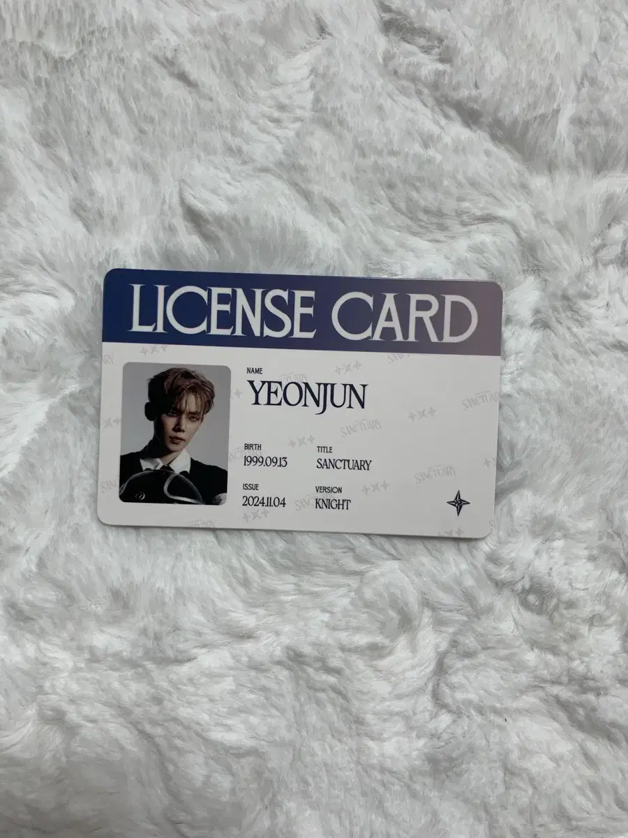 Tuvatu Sanctuary License kard yeonjun photocard