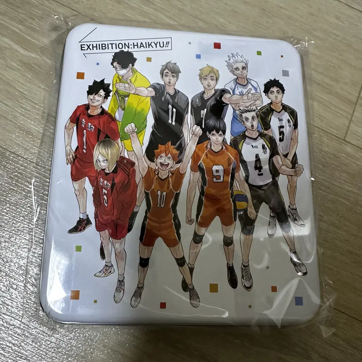 Haikyuu One Piece postcard Tin Case Set