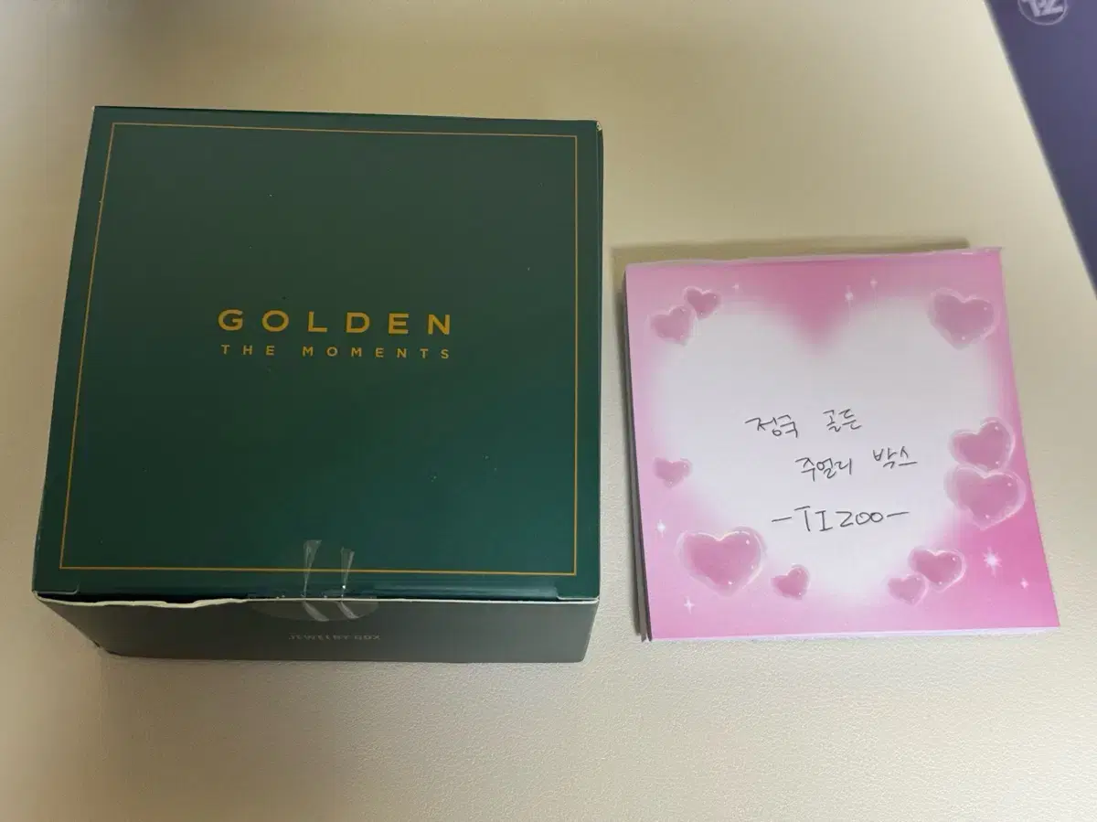 Jungkook Golden pop up Jewelry Box WTS