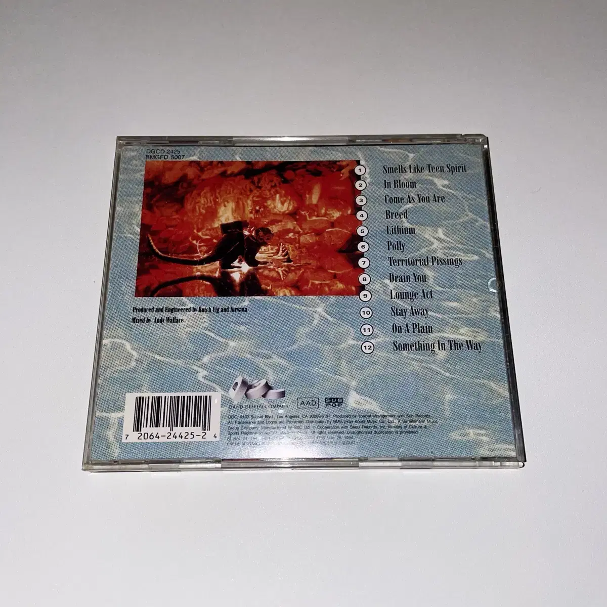 너바나 Nirvana Nevermind CD