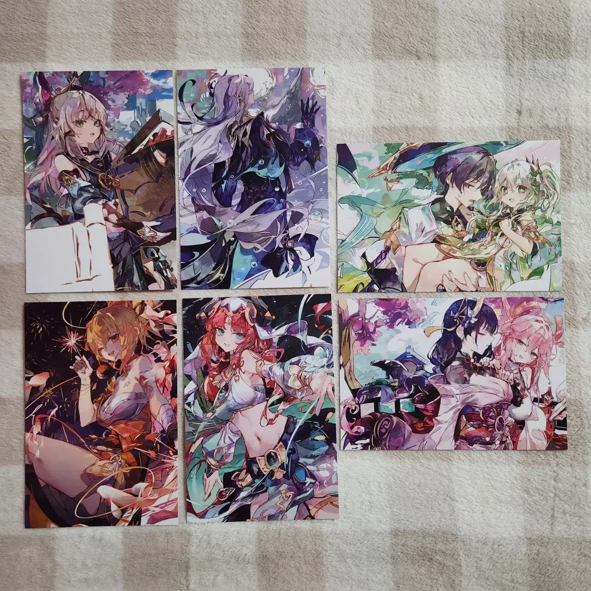 [bulk] Genshin Impact @Stephanie postcard set