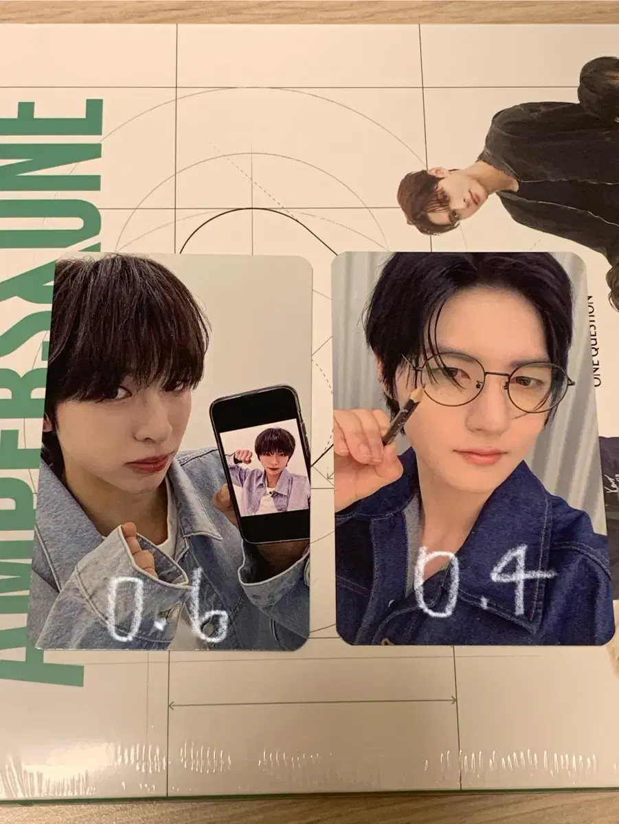 ampersandone jiho choi seungmo kim broadcast photocard