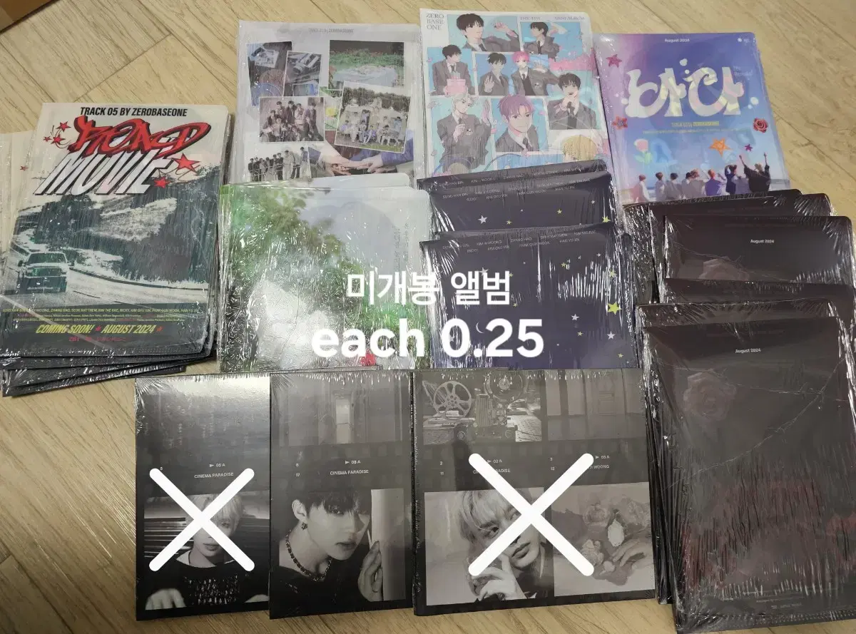 zerobaseone zb1 vol. 4 sealed album wts sell photocard zerozversion