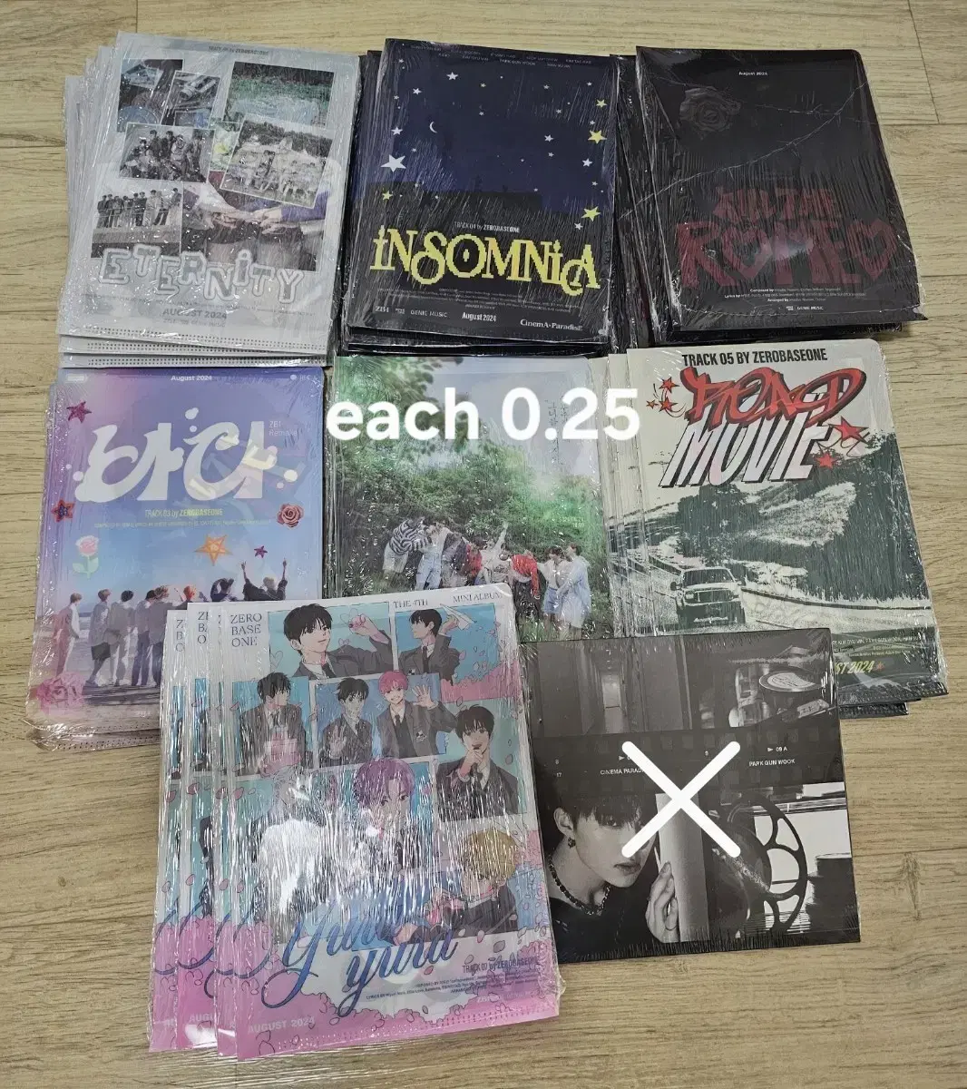 zerobaseone zb1 vol. 4 sealed album wts sell photocard zerozversion