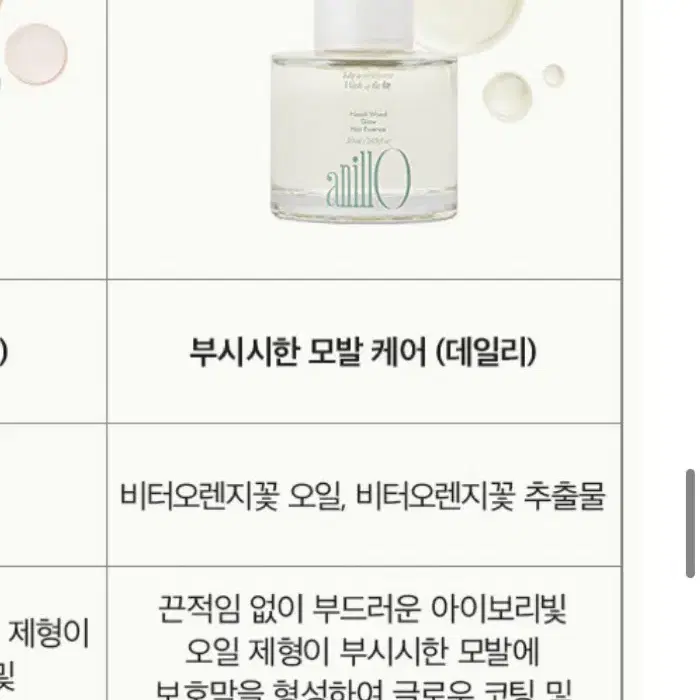 아닐로 헤어에센스 50ml .파우치 키링