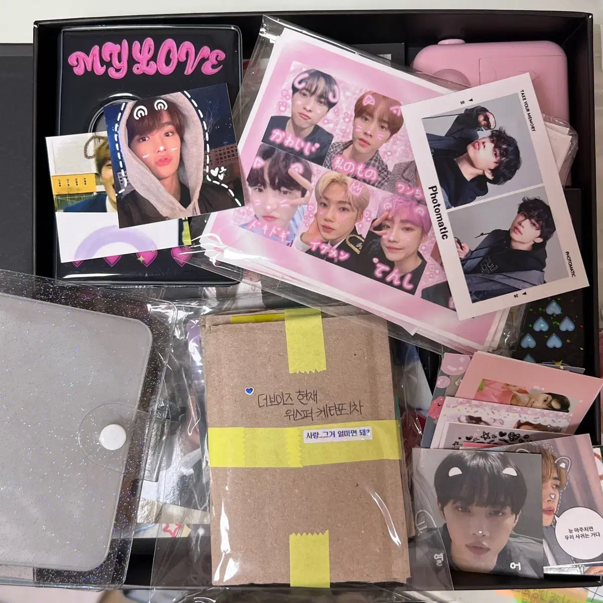 The Boyz Derby 5 kit + other photocards + purikura etc.