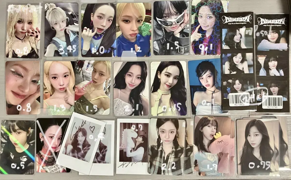 aespa photocard wts whiplash whiplash karina winter 4th anniversary