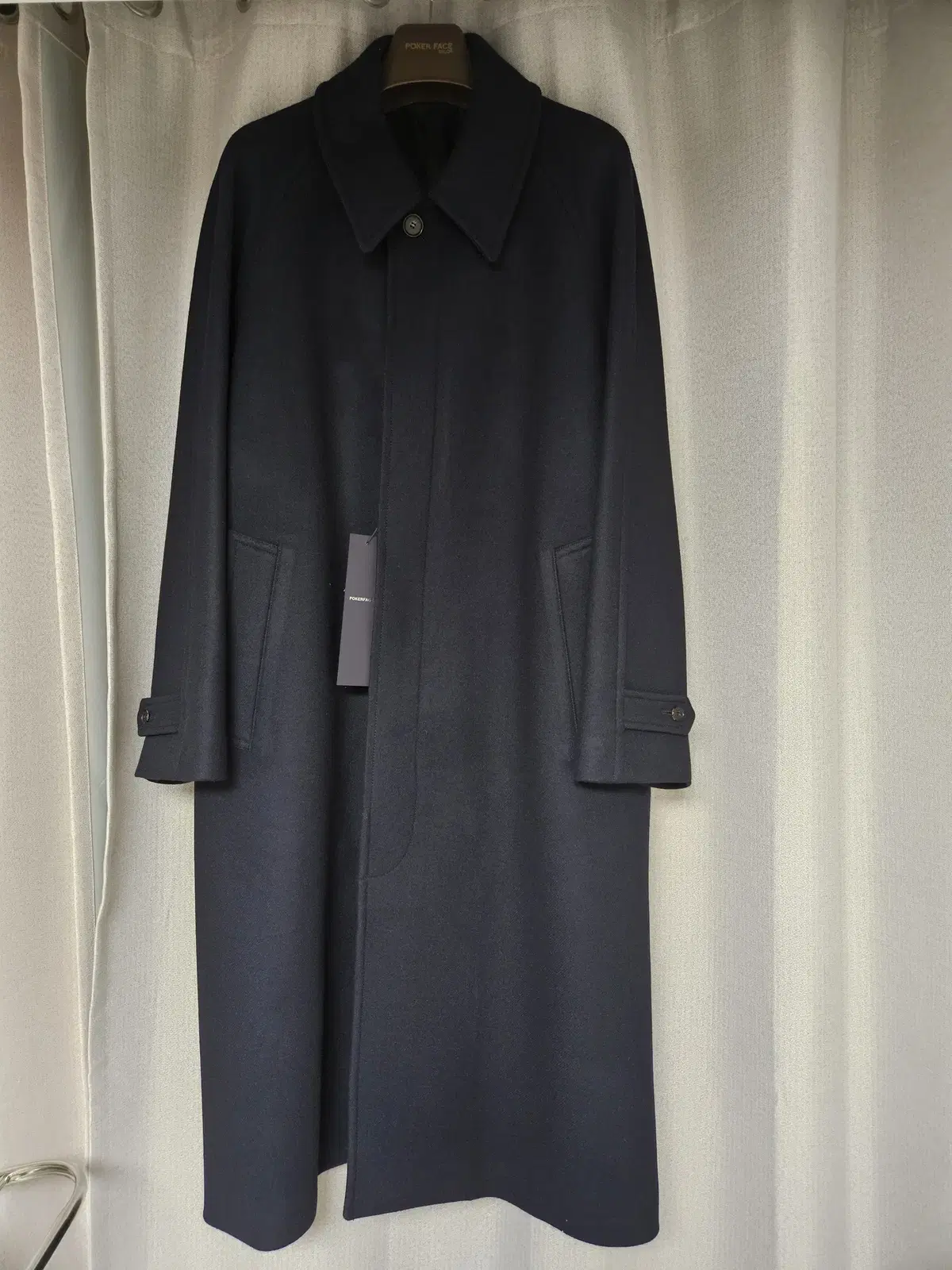 [New] 24FW Pokerface Soutien Coat / Dark Navy / 48