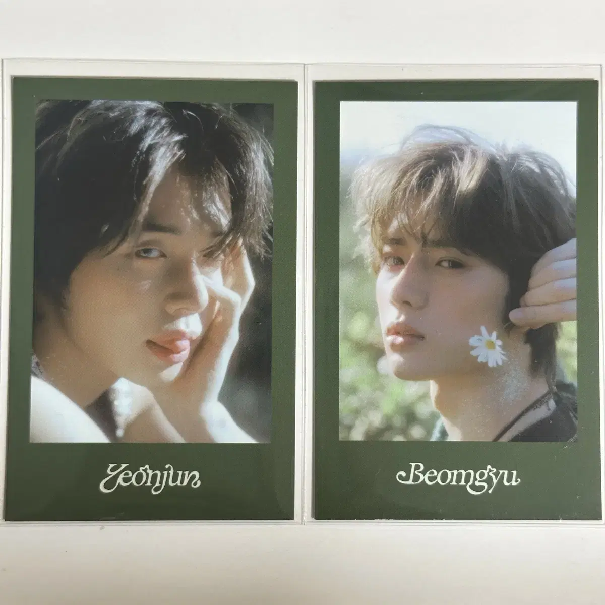 Tomorrow X Together txt Temptation Sinnara pre-order benefit Photocard photocard yeonjun Beomgyu