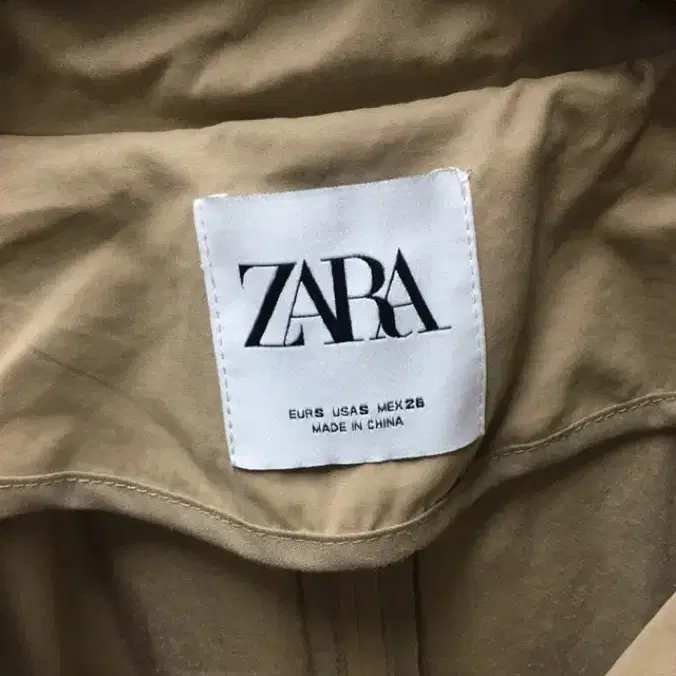 ZARA 자라 베이지 롱트렌치코트 (55~66가능)