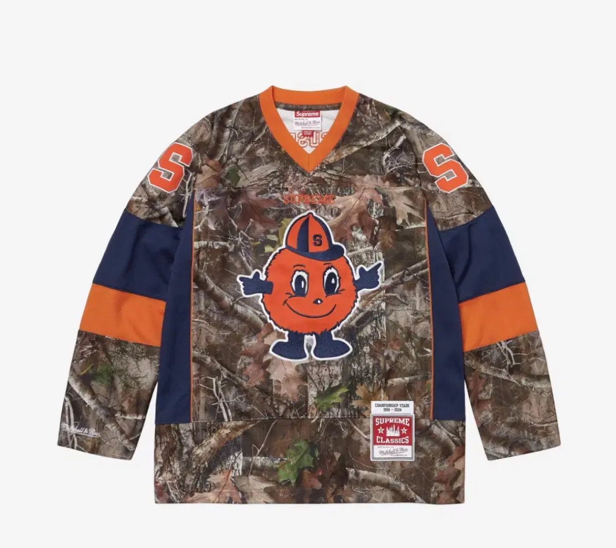 Supreme Mitchell Ness NCAA Hockey Jersey True Timber Canati Camo