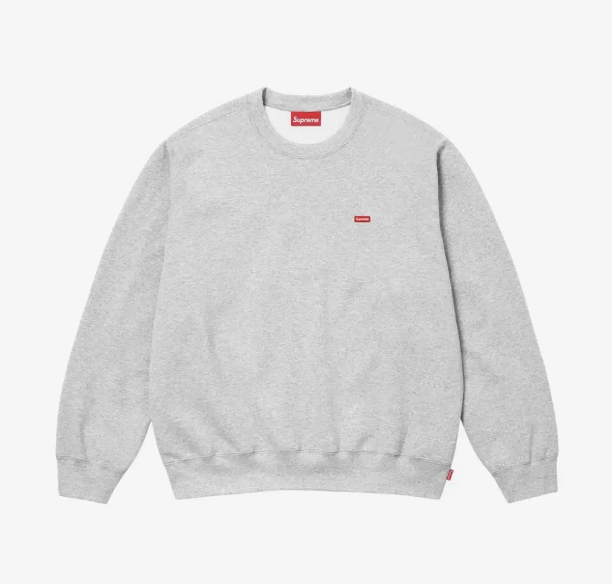 Supreme Small Box Logo Crewneck Gray 2XL