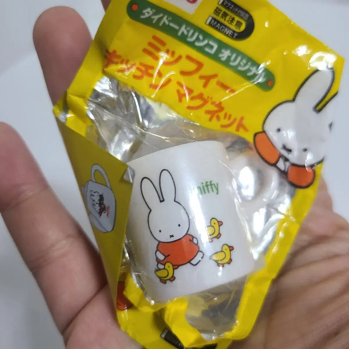 토끼 캐릭터 미피 인형 피규어 빈티지 소품 마그넷  miffy 굿즈 가챠