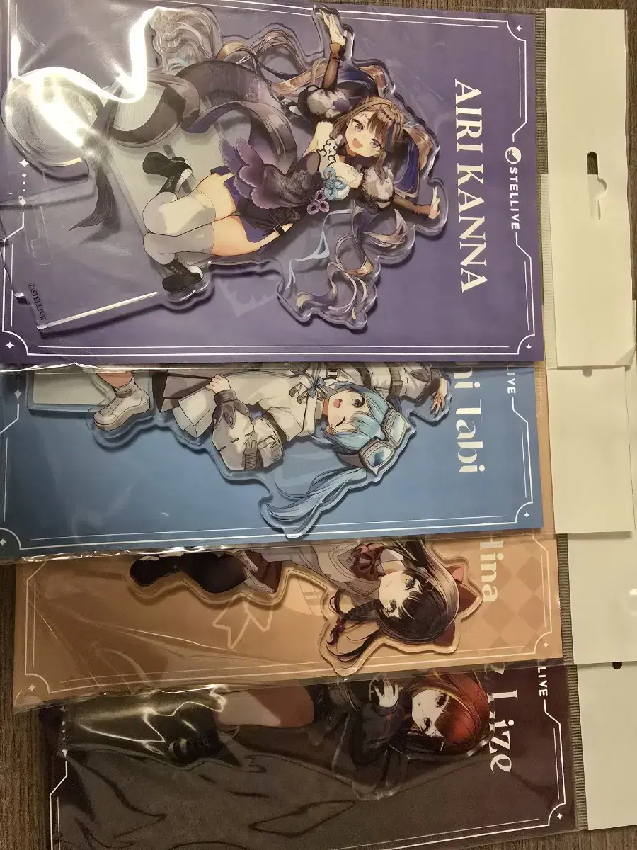 Stellar Live Kanna, Tavi, Shiro, Liese acrylic stand A