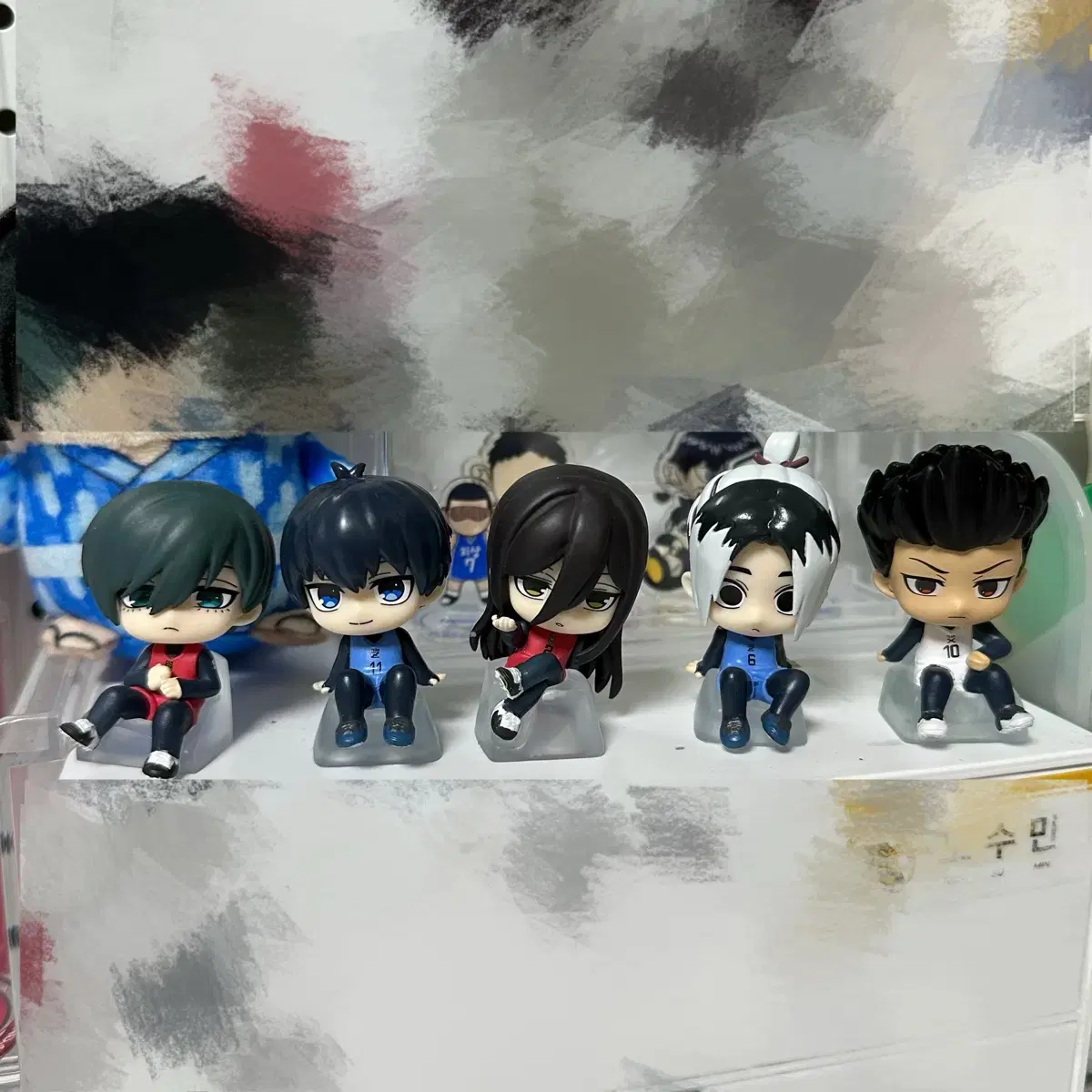 BLUELOCK Mini Gacha Figures Boxed Version Sticker