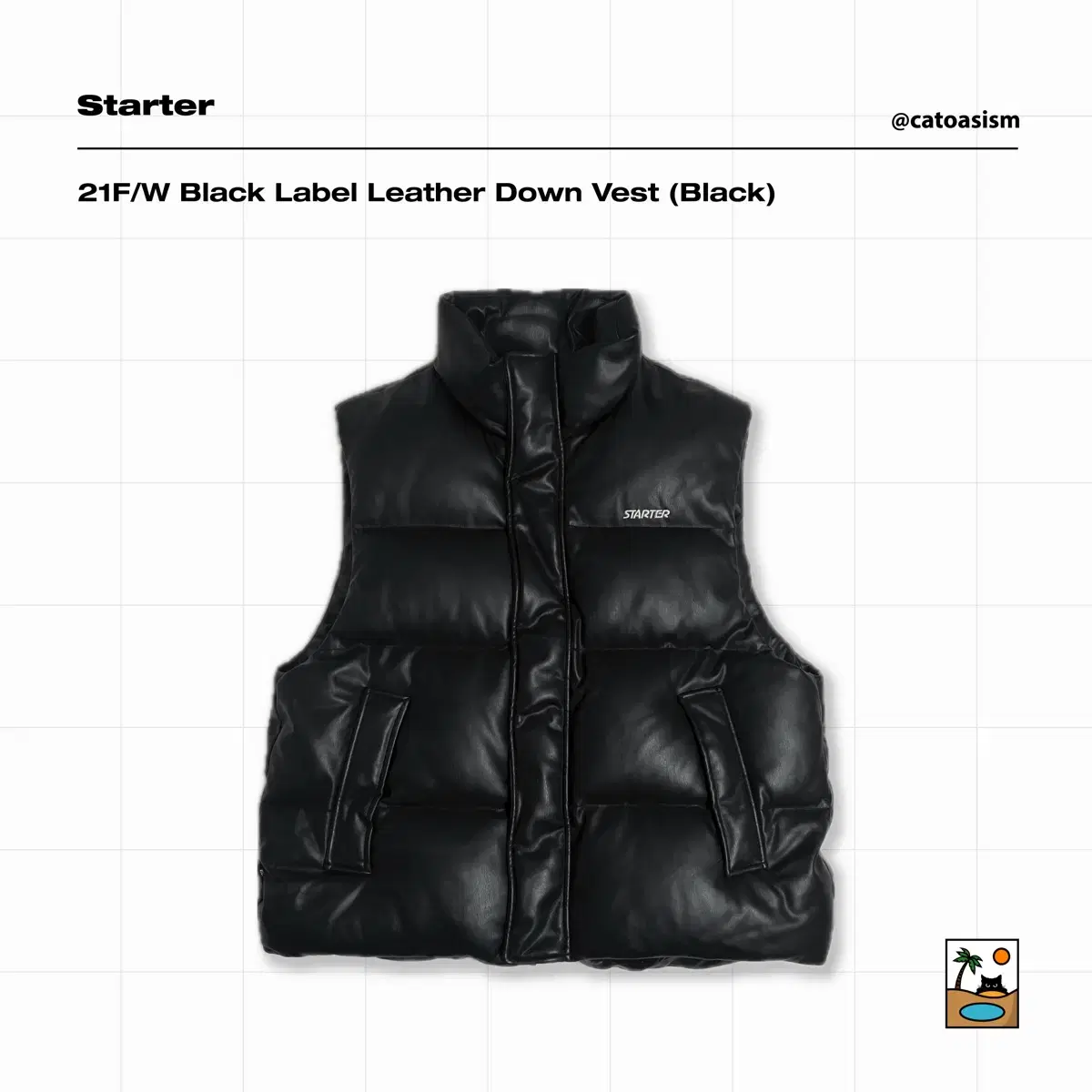 Starter 21F/W Leather Down Vest