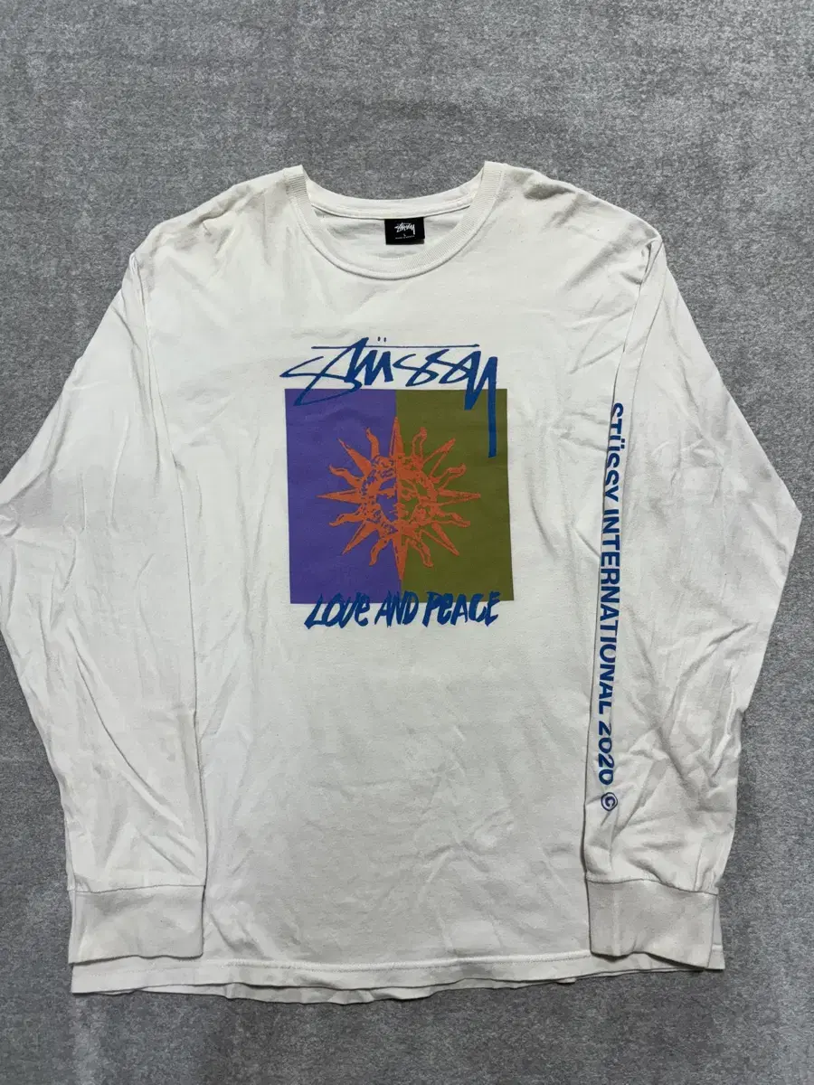 Stussy Long Sleeve L (Love & Peace Ls Tee)