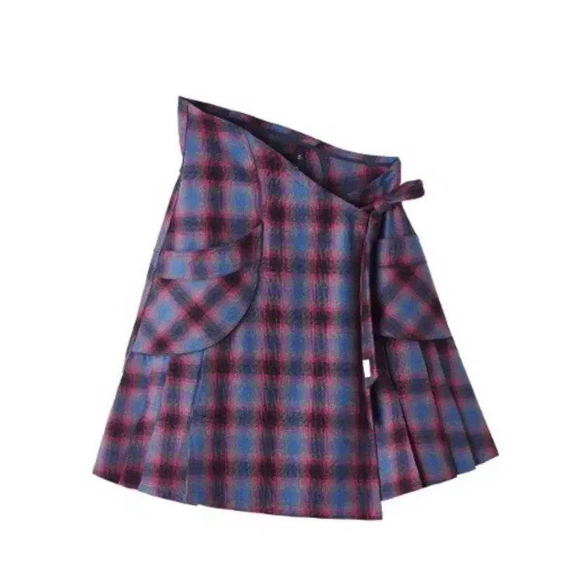 사파리스팟 COTTAGE FLANNEL WRAP SKIRT 랩스커트