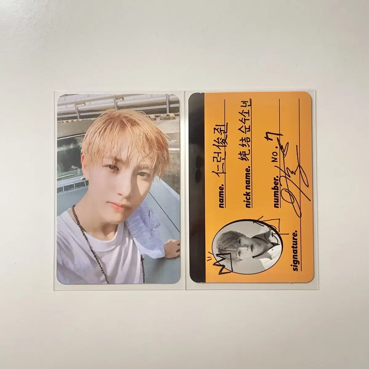 nct dream feat renjun photocard crucard bulk wts