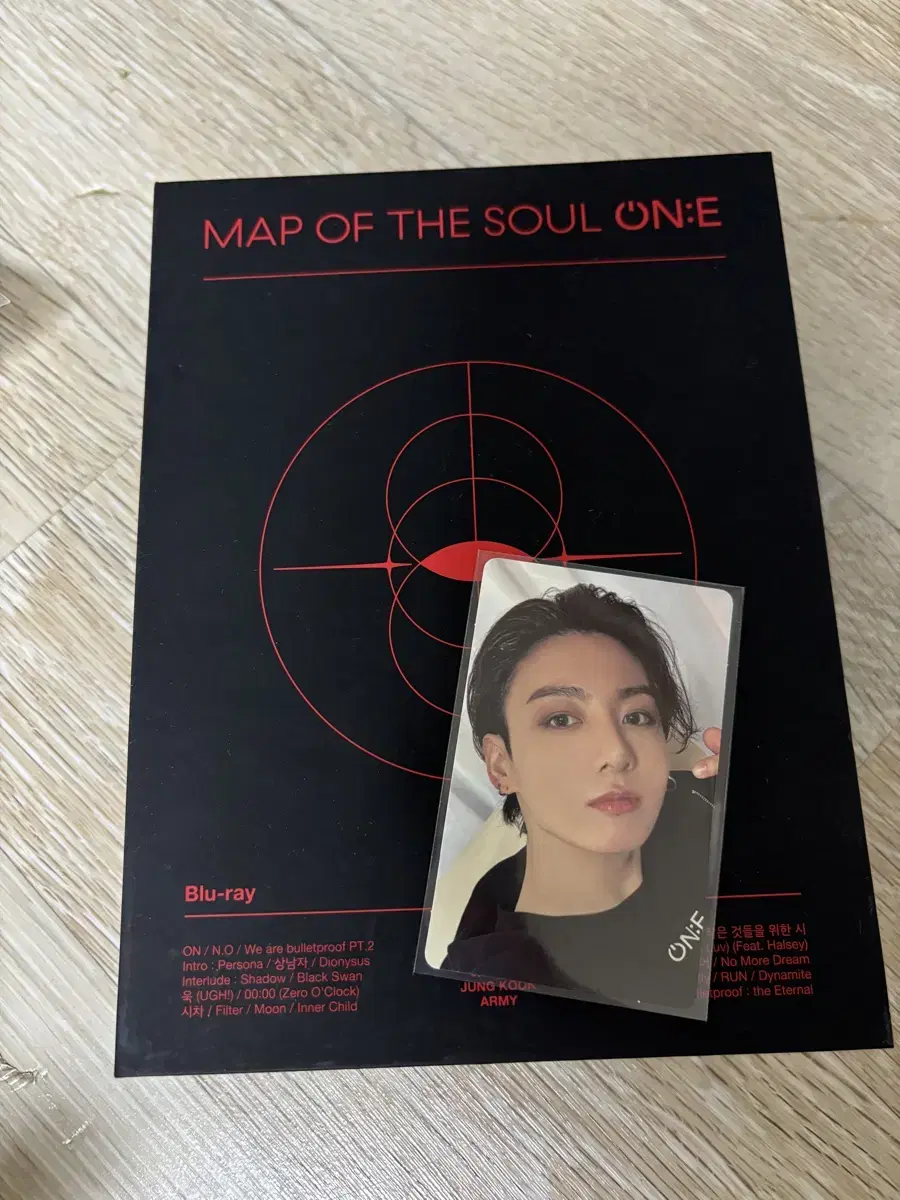 방탄 정국 맵솔 온콘 블루레이 블레 포카