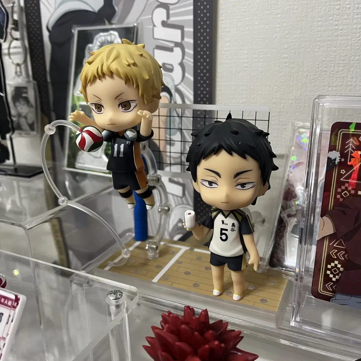 Haikyuu Tsukishima Akaashi Nendoroid Figures Acrylic