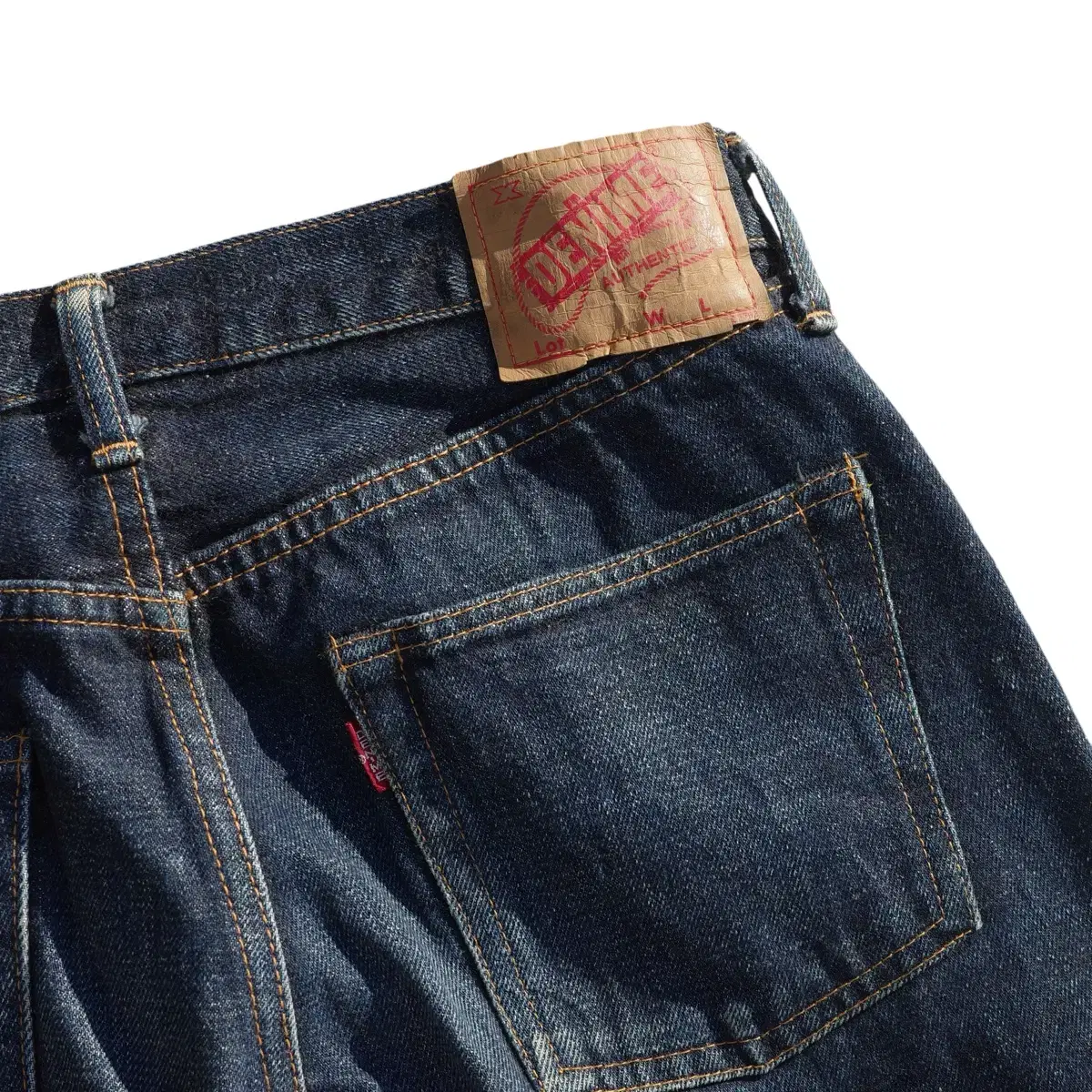 denime 66model selvedge denim pants