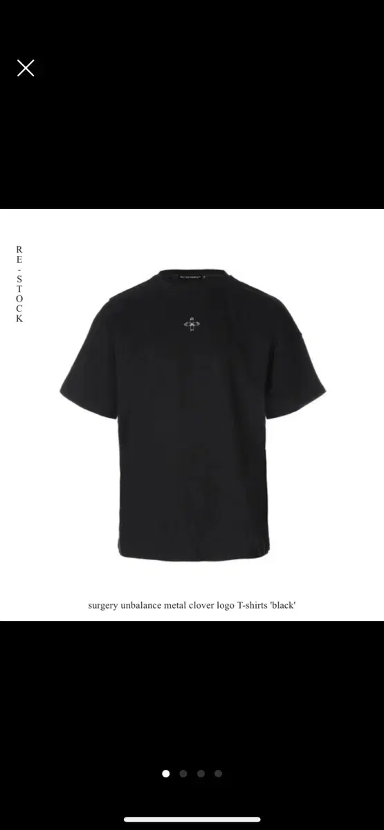 (New) Serious Short Sleeve Black L