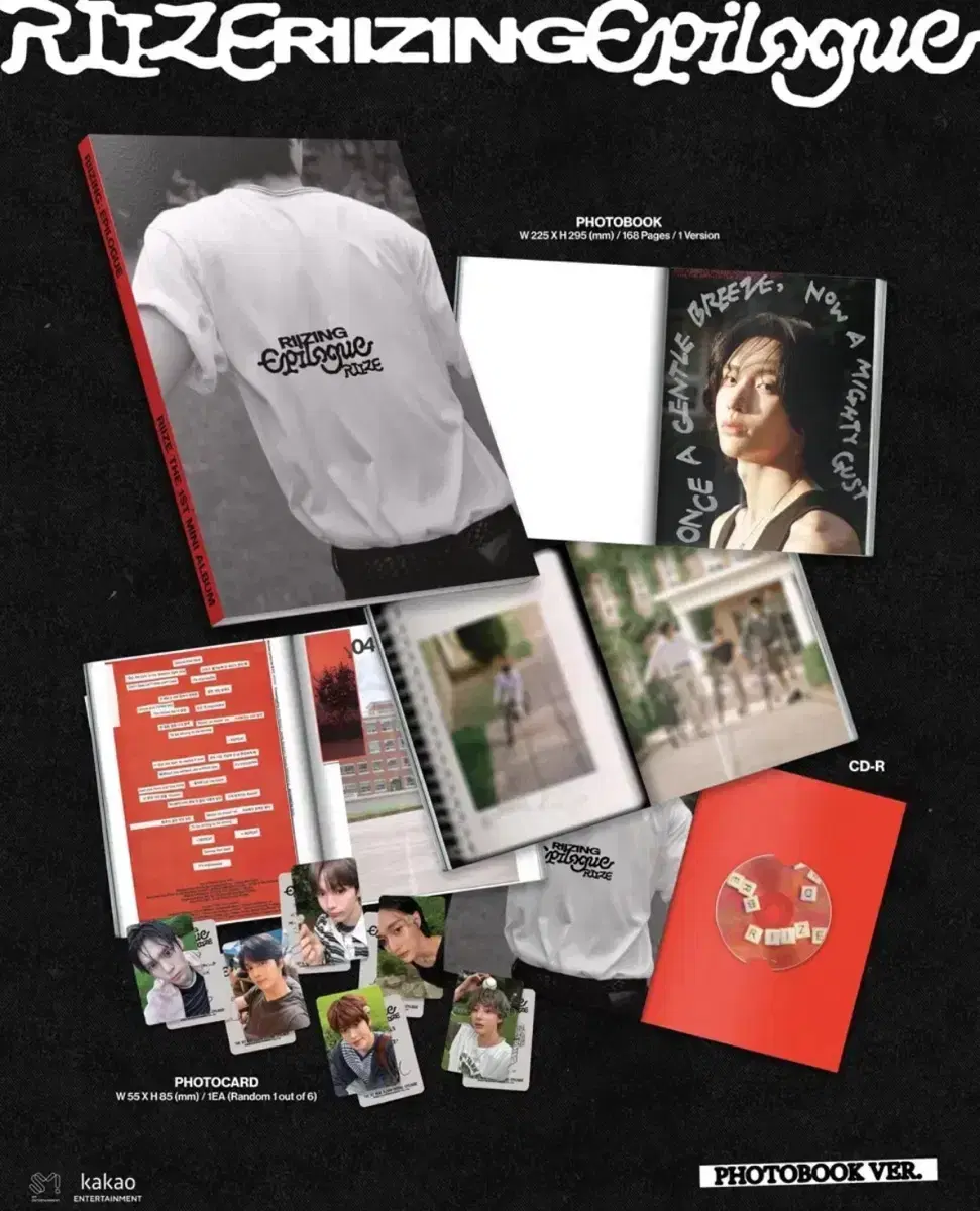 Rize Epilogue Mini album sungchan photocard Photobook with 